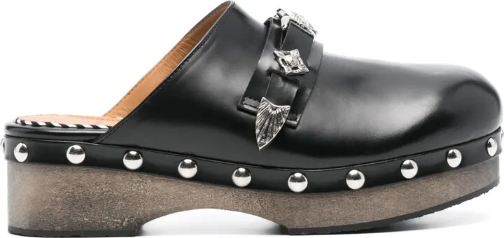 45mm Leather Mules