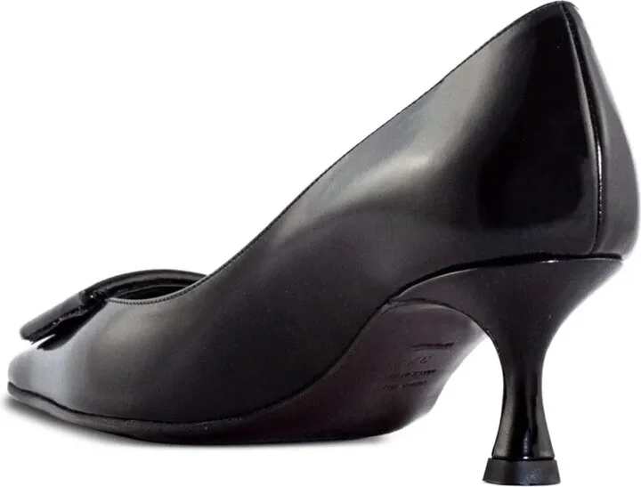 45mm Leather Square-Toe Pumps - Image 3