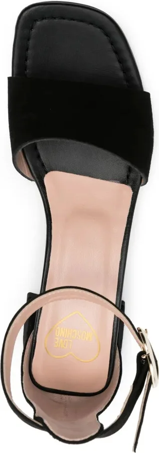 45mm Logo-Buckle Suede Sandals - Image 4