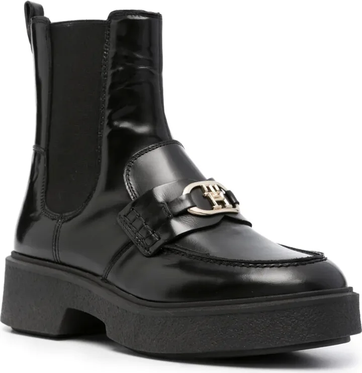 45mm Logo-Plaque Ankle Boots - Image 2
