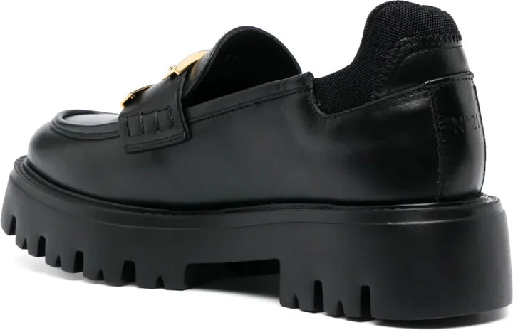 45mm Logo-Plaque Chunky-Sole Loafers - Image 3
