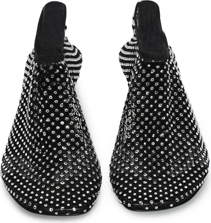 45mm Minette crystal micro heel pumps - Image 3