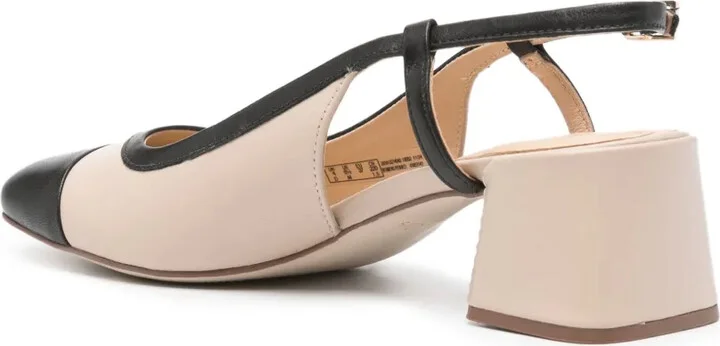 45mm Nyta slingback leather pumps - Image 3