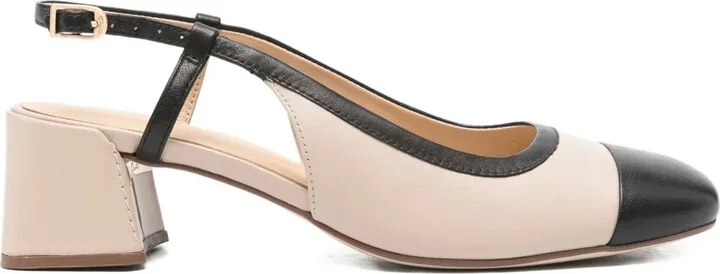 45mm Nyta slingback leather pumps