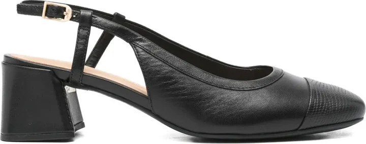 45mm Nyta45 slingback block-heel pumps