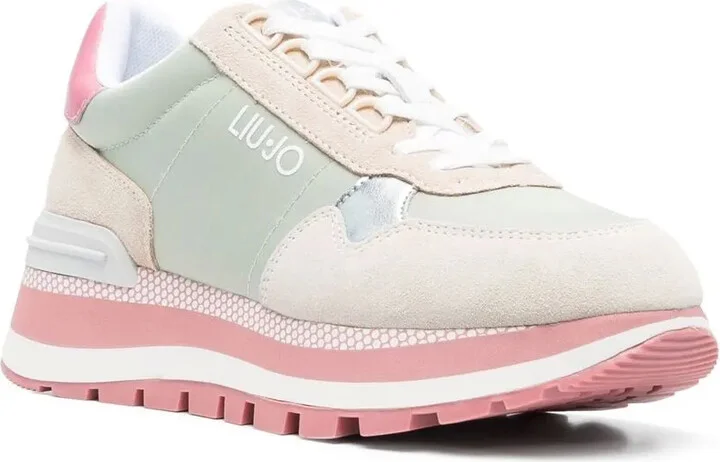 45mm Panelled Lace-Up Sneakers - Image 2