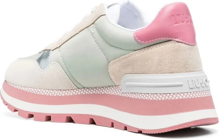 45mm Panelled Lace-Up Sneakers - Image 3