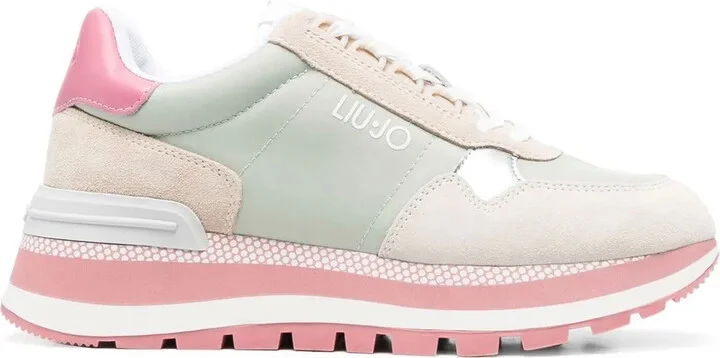 45mm Panelled Lace-Up Sneakers