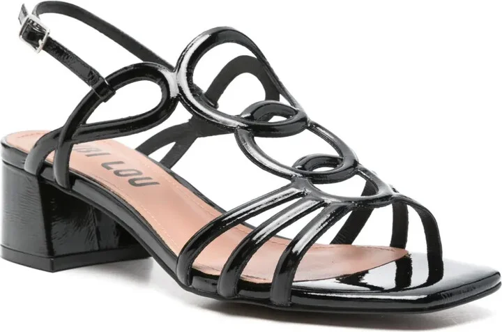 45mm Patent Sandals - Image 2