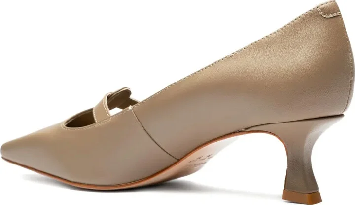 45mm Pointed-Toe Button Pumps - Image 3