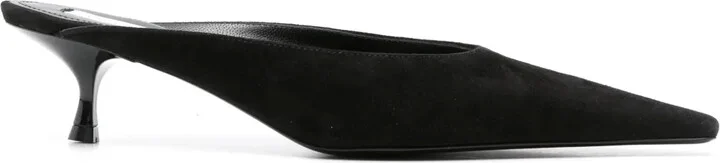 45mm Pointed-Toe Leather Mules