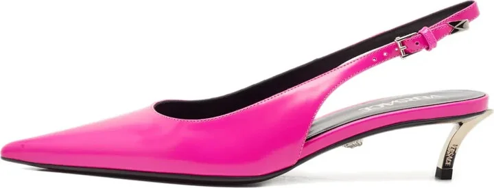 45mm Pointed-Toe Slingback Pumps