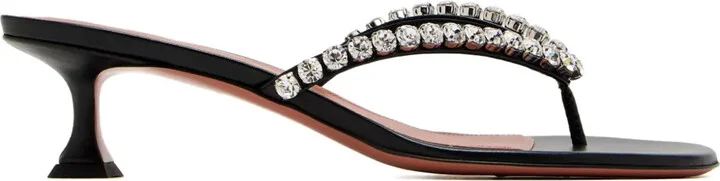 45mm Rhinestone-Embellished Sandals