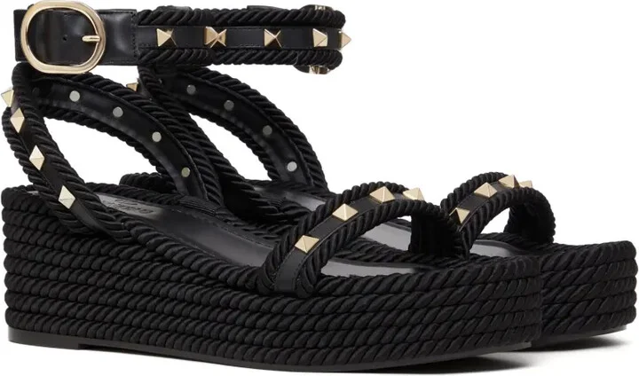 45mm Rockstud flatform sandals - Image 2