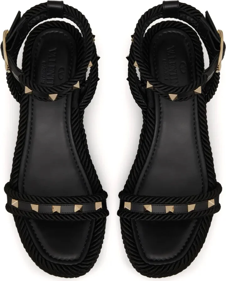 45mm Rockstud flatform sandals - Image 4
