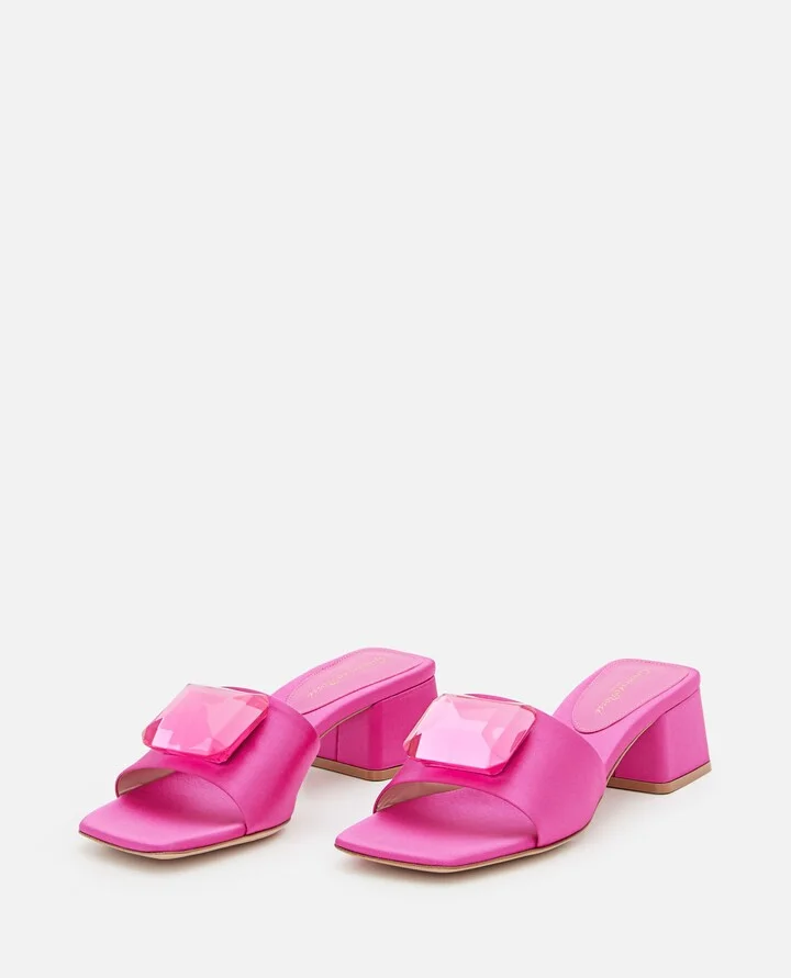 45mm Satin Sandals - Image 2