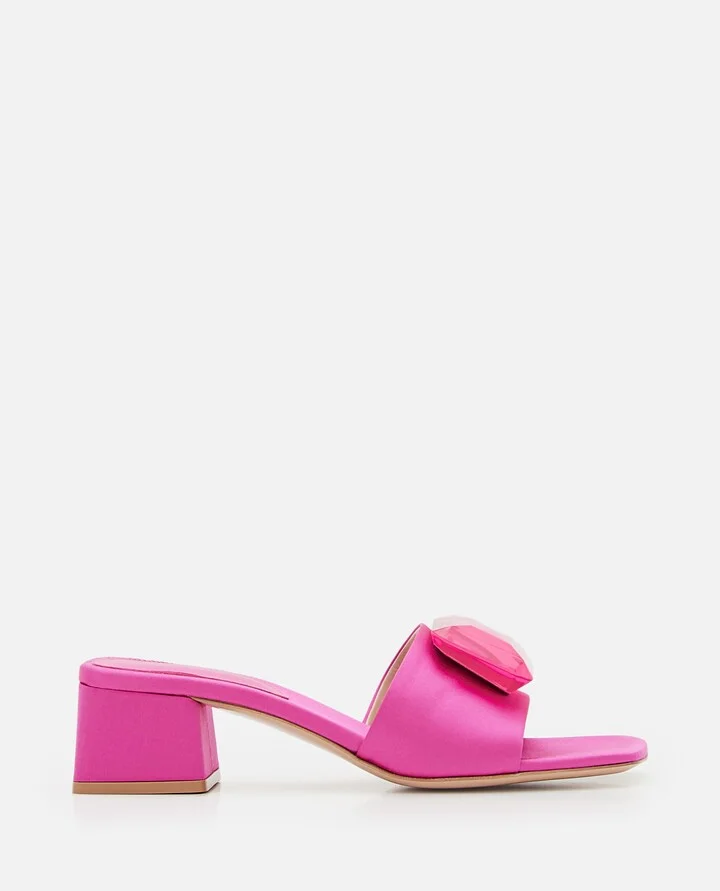 45mm Satin Sandals