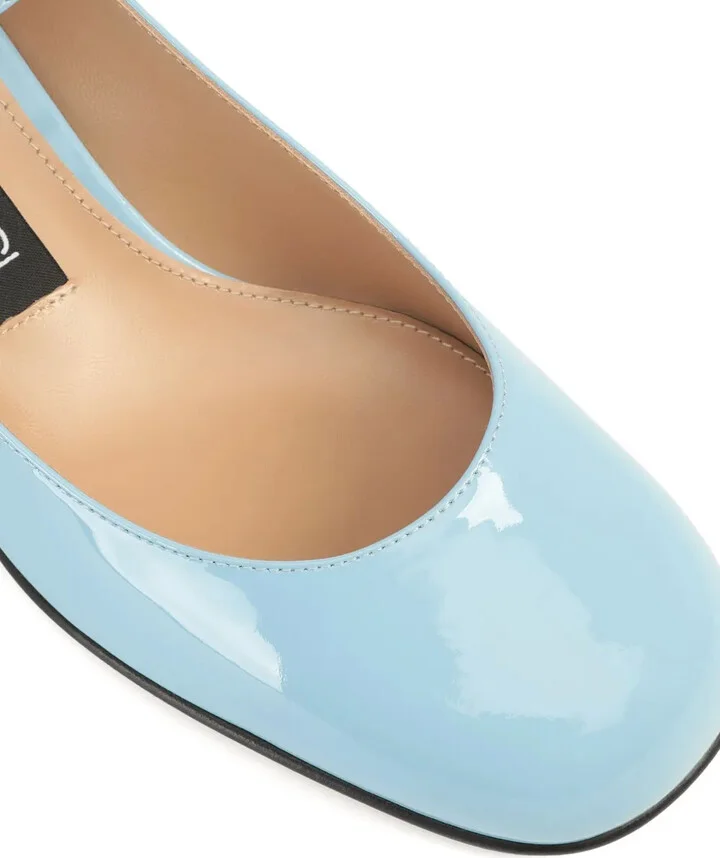 45mm Si patent leather ankle-strap pumps - Image 5