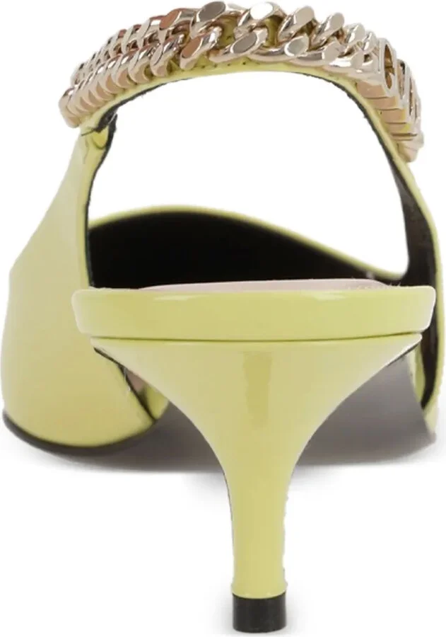 45mm Signoria chain-embellished slingback pumps - Image 3