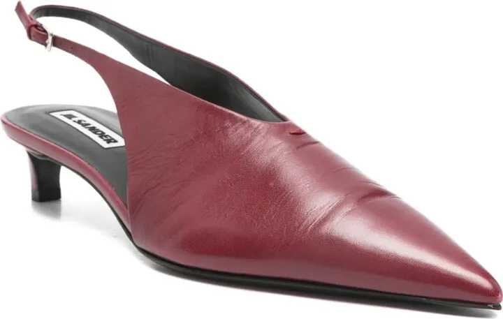 45mm Slingback Leather pumps - Image 2