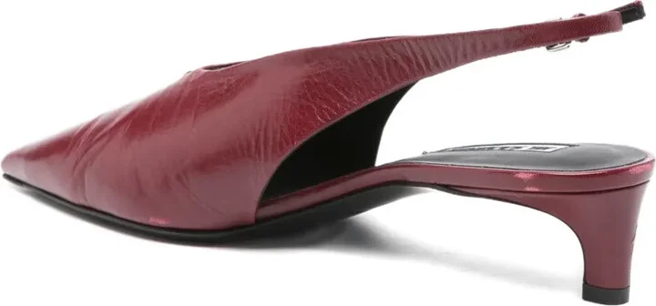 45mm Slingback Leather pumps - Image 3