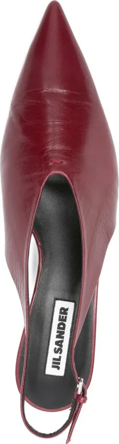 45mm Slingback Leather pumps - Image 4