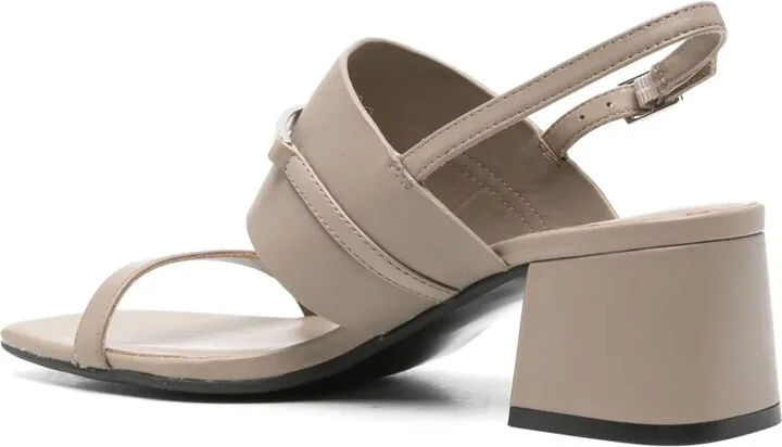 45mm Slingback Leather Sandals - Image 3