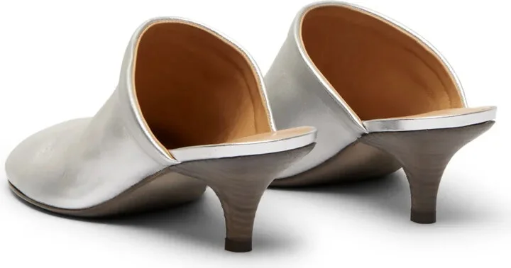 45mm Spilla laminated leather mules - Image 3
