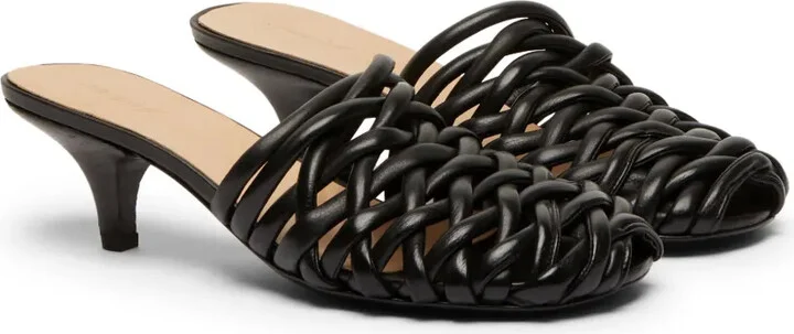 45mm Spilla leather mules - Image 2