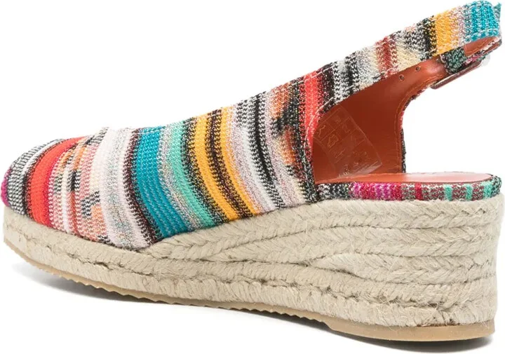 45mm Striped Espadrilles - Image 3