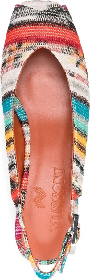 45mm Striped Espadrilles - Image 4