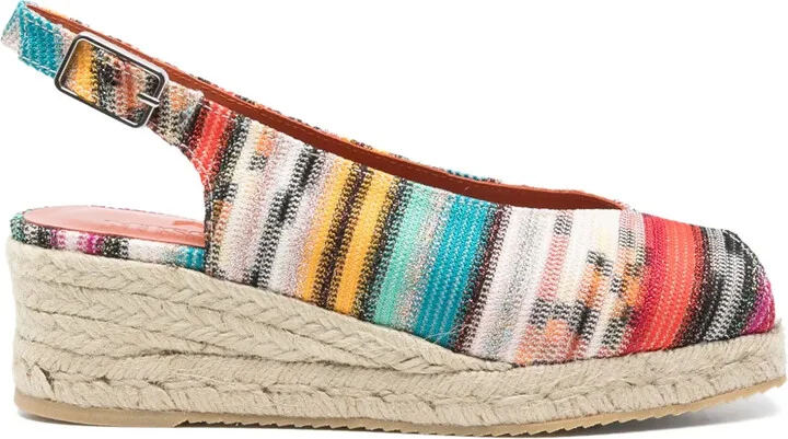 45mm Striped Espadrilles