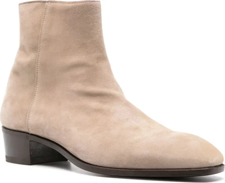 45mm Suede Ankle Boots - Image 2