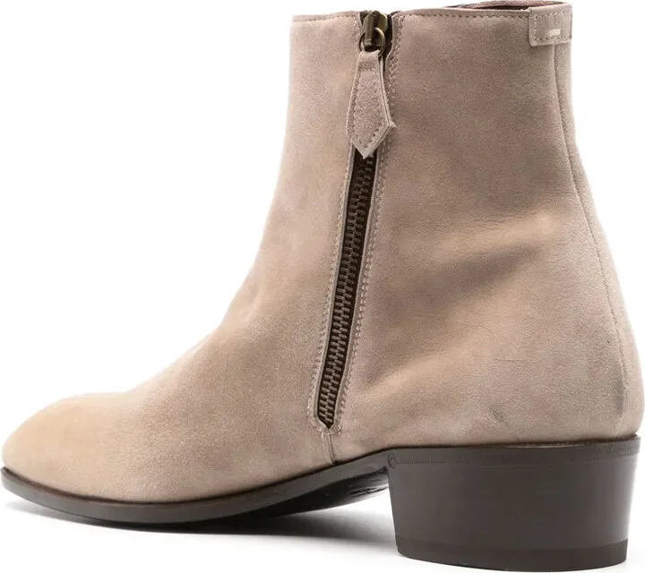 45mm Suede Ankle Boots - Image 3