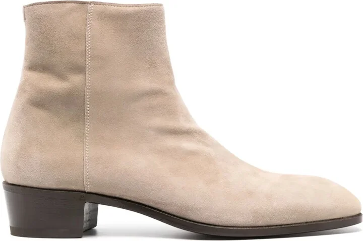 45mm Suede Ankle Boots