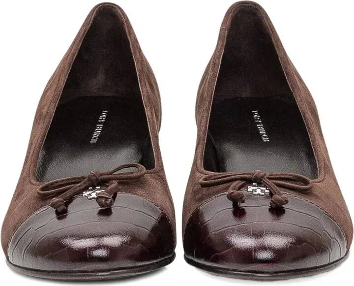 45mm Suede Heeled Pumps - Image 2