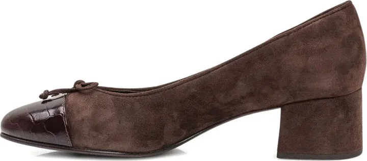 45mm Suede Heeled Pumps - Image 3