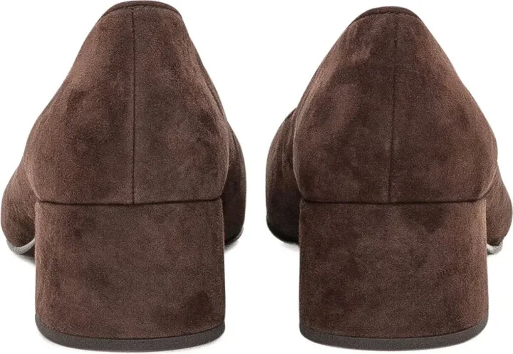 45mm Suede Heeled Pumps - Image 4