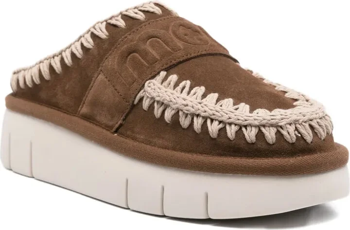 45mm Suede Platform Mules - Image 2