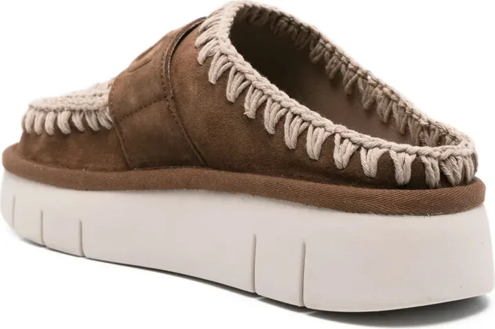 45mm Suede Platform Mules - Image 3