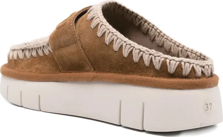 45mm Suede Platform Mules - Image 3