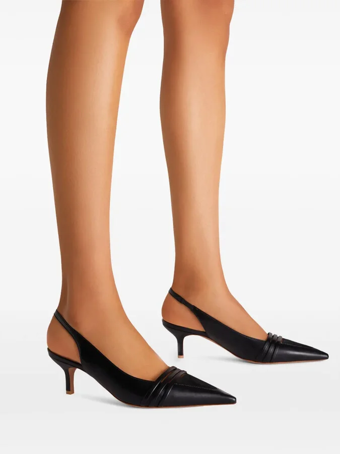 45mm Tanner leather pumps - Image 5