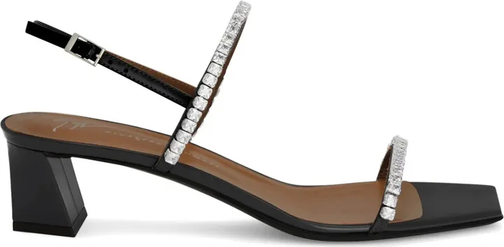45mm Valentiine Crystal sandals