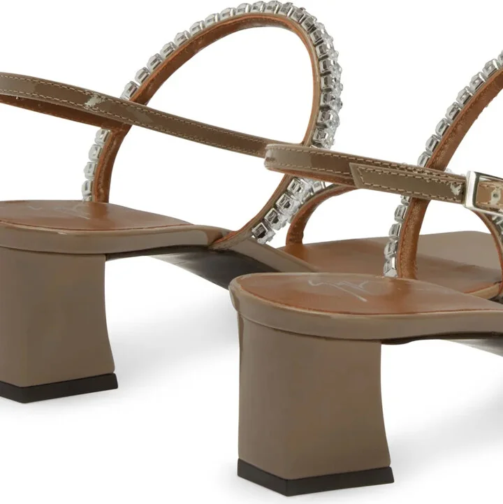 45mm Valentiine Crystal slingback sandals - Image 4