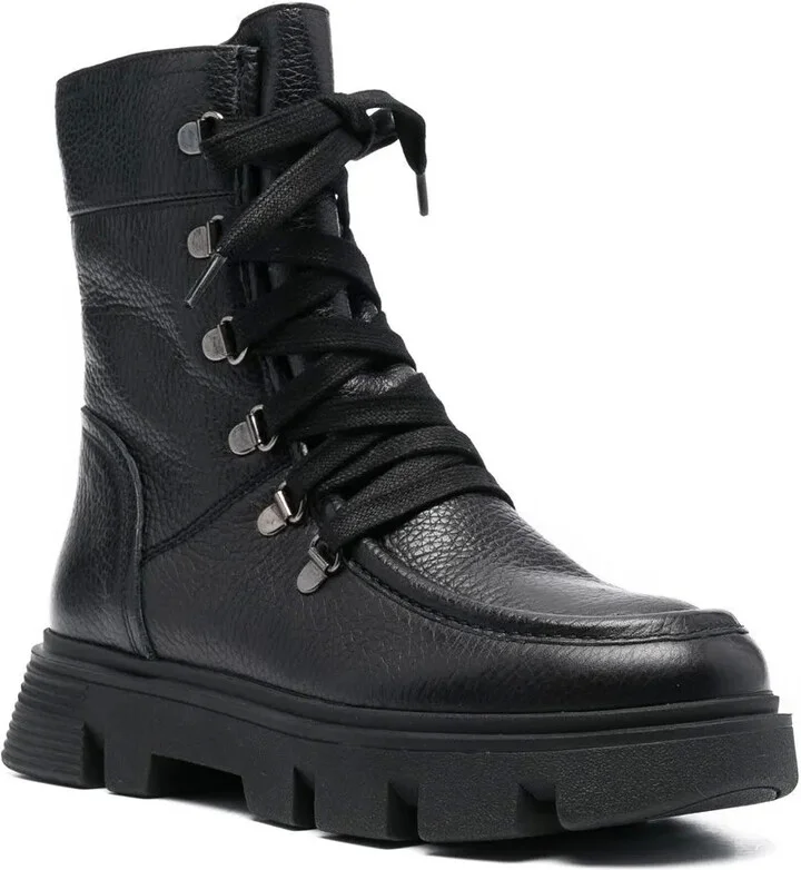 45mm Vilde lace-up leather boots - Image 2