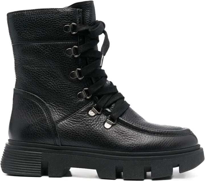45mm Vilde lace-up leather boots