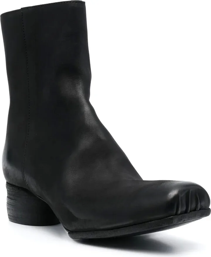 45mm Zip-Up Leather Ankle Boots - Image 2