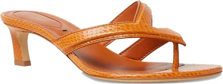 46mm Fling leather heeled sandals - Image 3