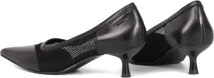 47mm Lykke leather mesh pumps - Image 3