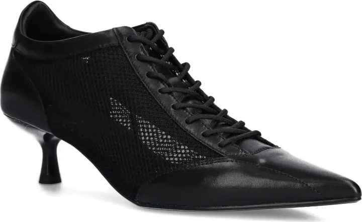 47mm Lykke pointed-toe mesh pumps - Image 2